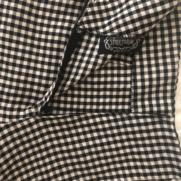 Black & white checkered shorts - Picture 3 of 3